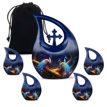 Large Urn With 4 Keepsake