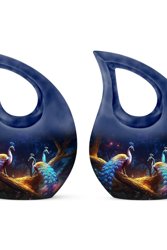Peacock Urns For Ashes - Urns For Adults Men Urn