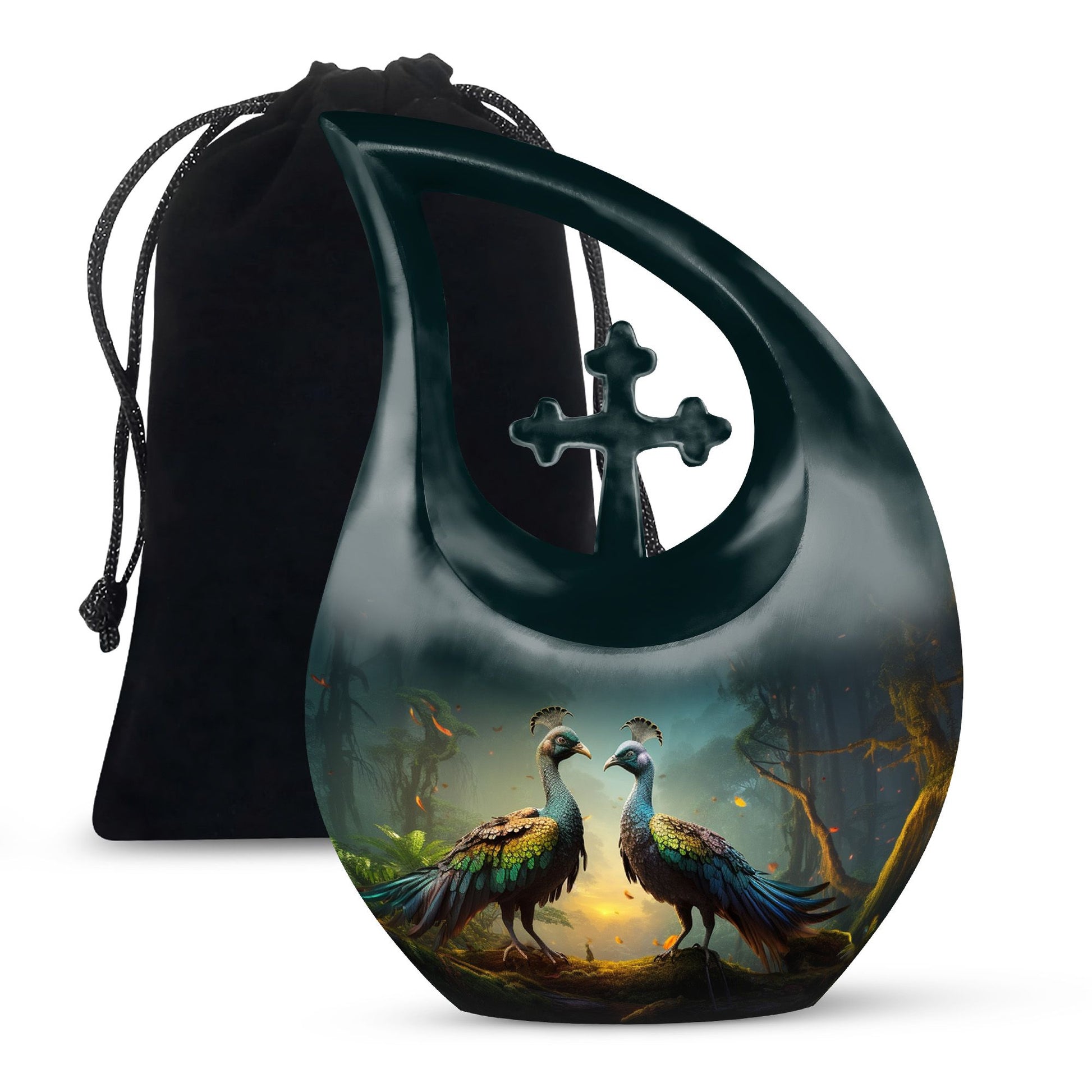 Peacock Urns For Ashes - Burial Urns Urn For Ashes For Women Urn