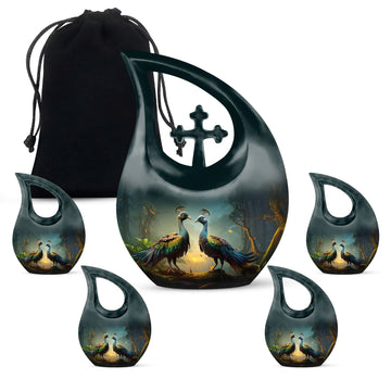 Large Urn With 4 Keepsake