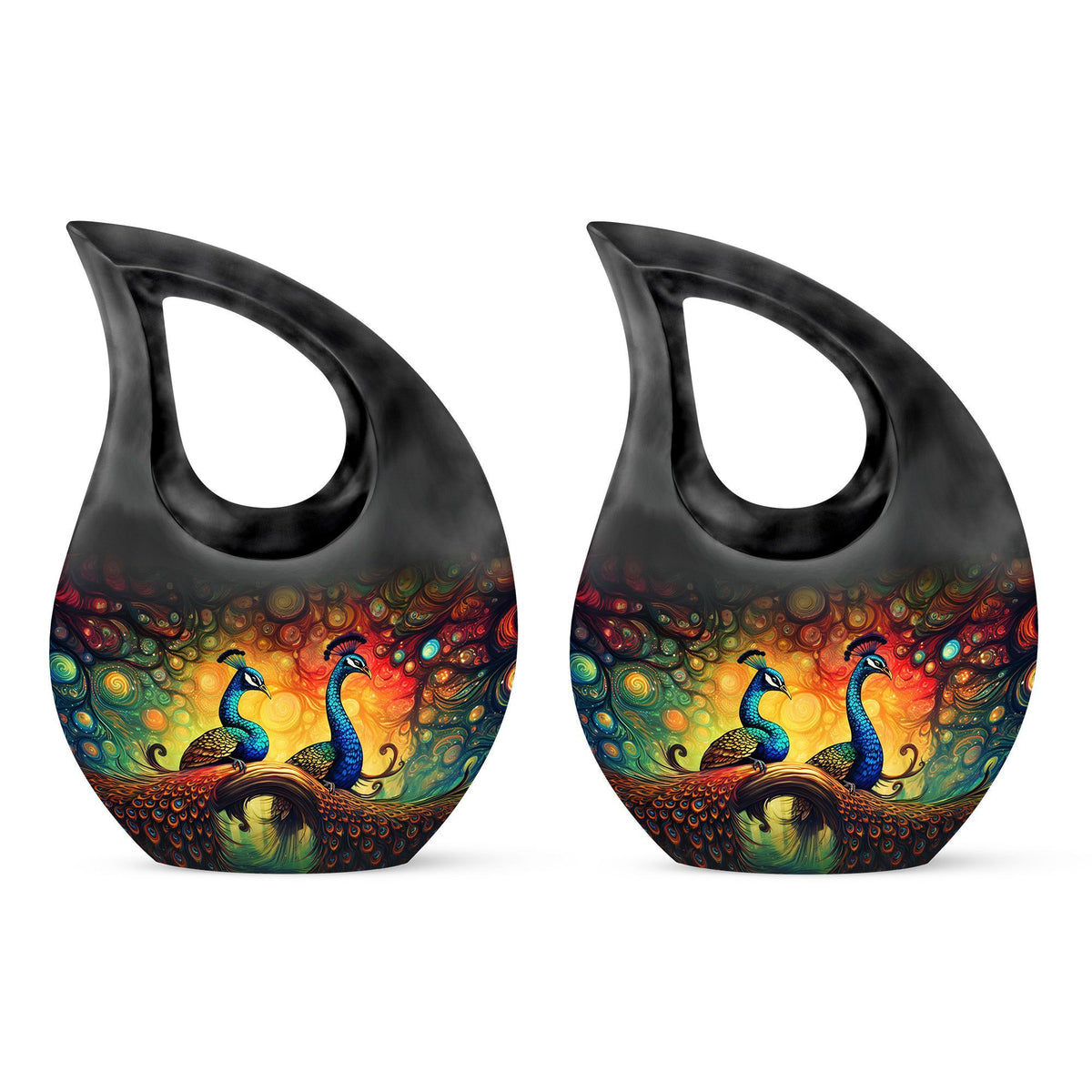 Peacock Urns For Ashes - Urn For Human Ashes Adult Men Urn