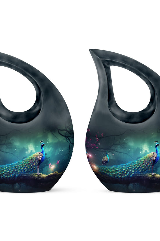 Peacock Urns For Ashes - Mens Urns For Human Ashes Urn