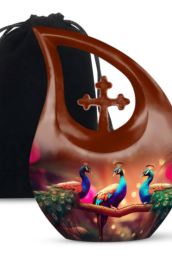 Peacock Urns For Ashes - Funeral Urns Men Urn