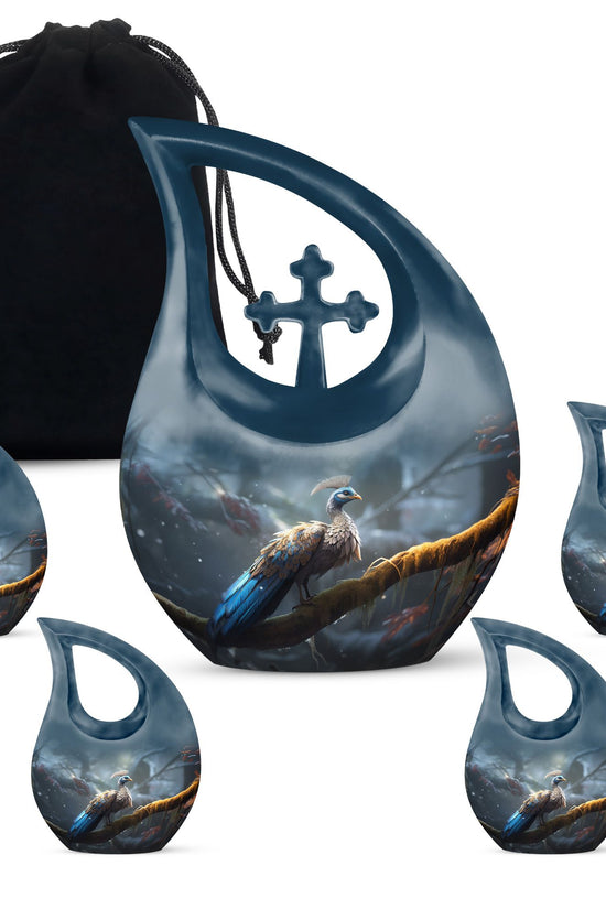 Peacock Urns For Ashes - Funeral Urns Women Urn