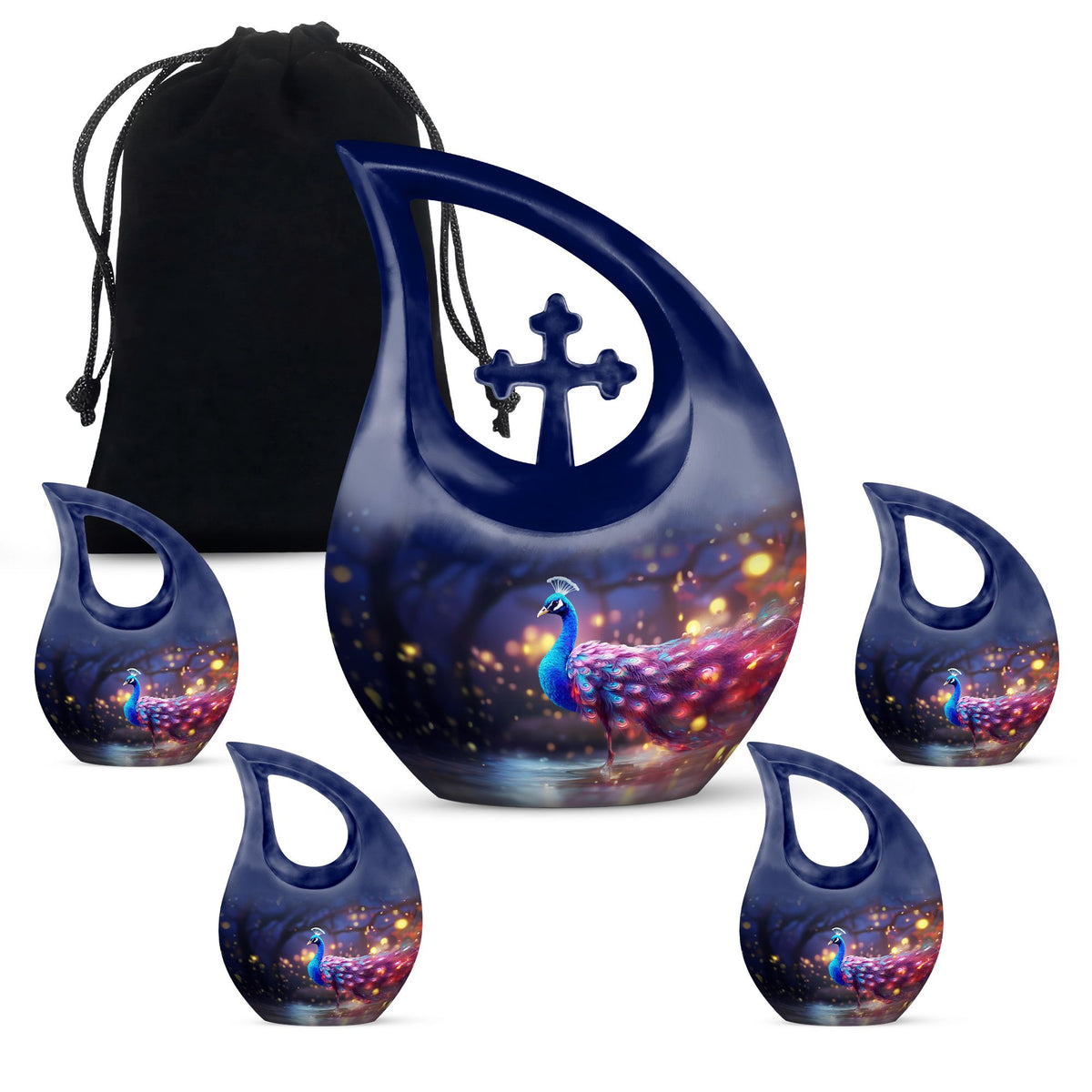Peacock Urns For Ashes - Cremation Urn Women Urn