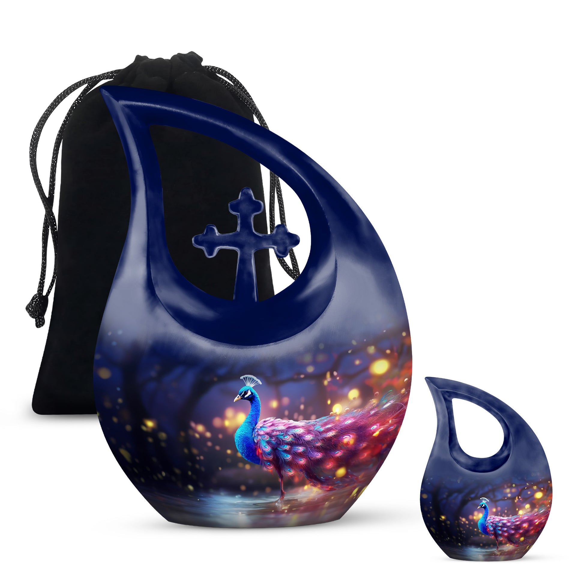Peacock Urns For Ashes - Cremation Urn Women Urn