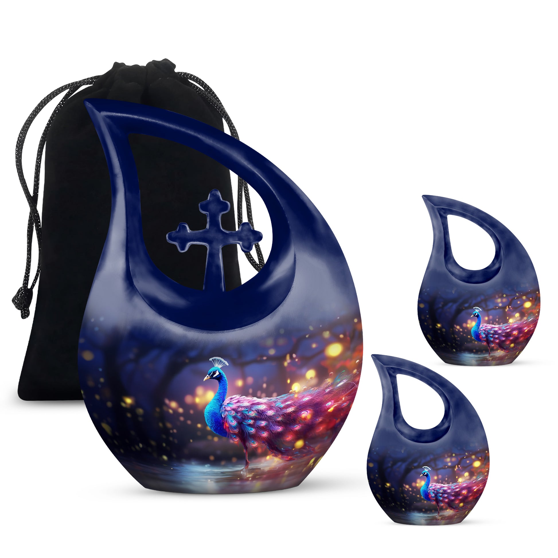 Peacock Urns For Ashes - Cremation Urn Women Urn