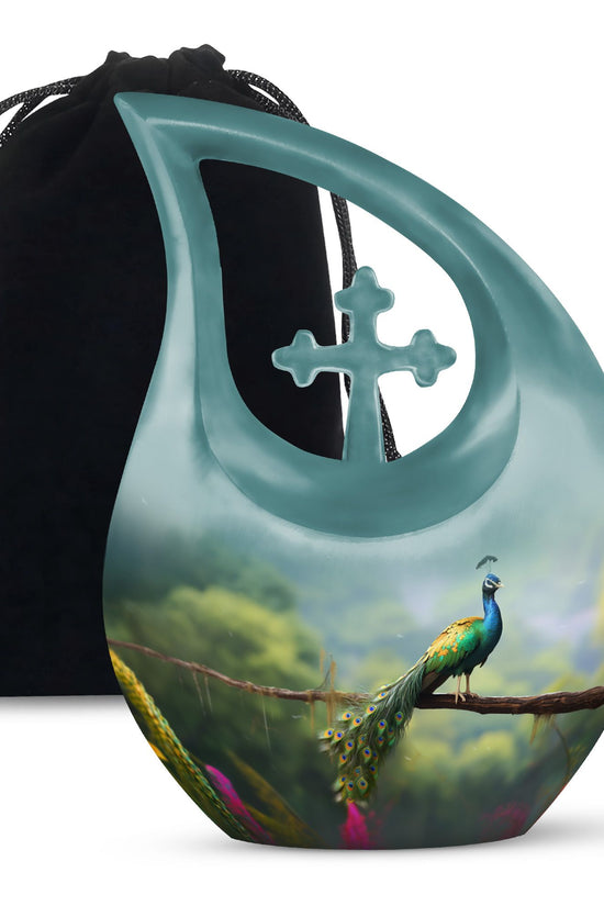 Peacock Urns For Ashes - Cremation Urn Men Urn