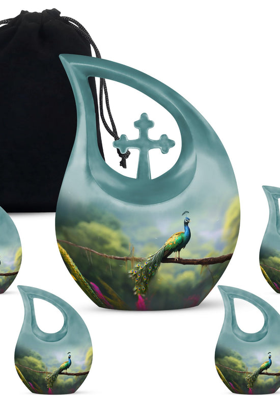 Peacock Urns For Ashes - Cremation Urn Men Urn