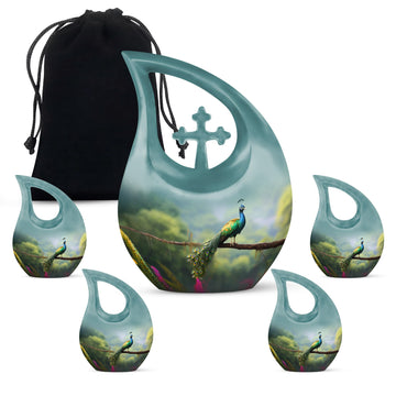 Large Urn With 4 Keepsake