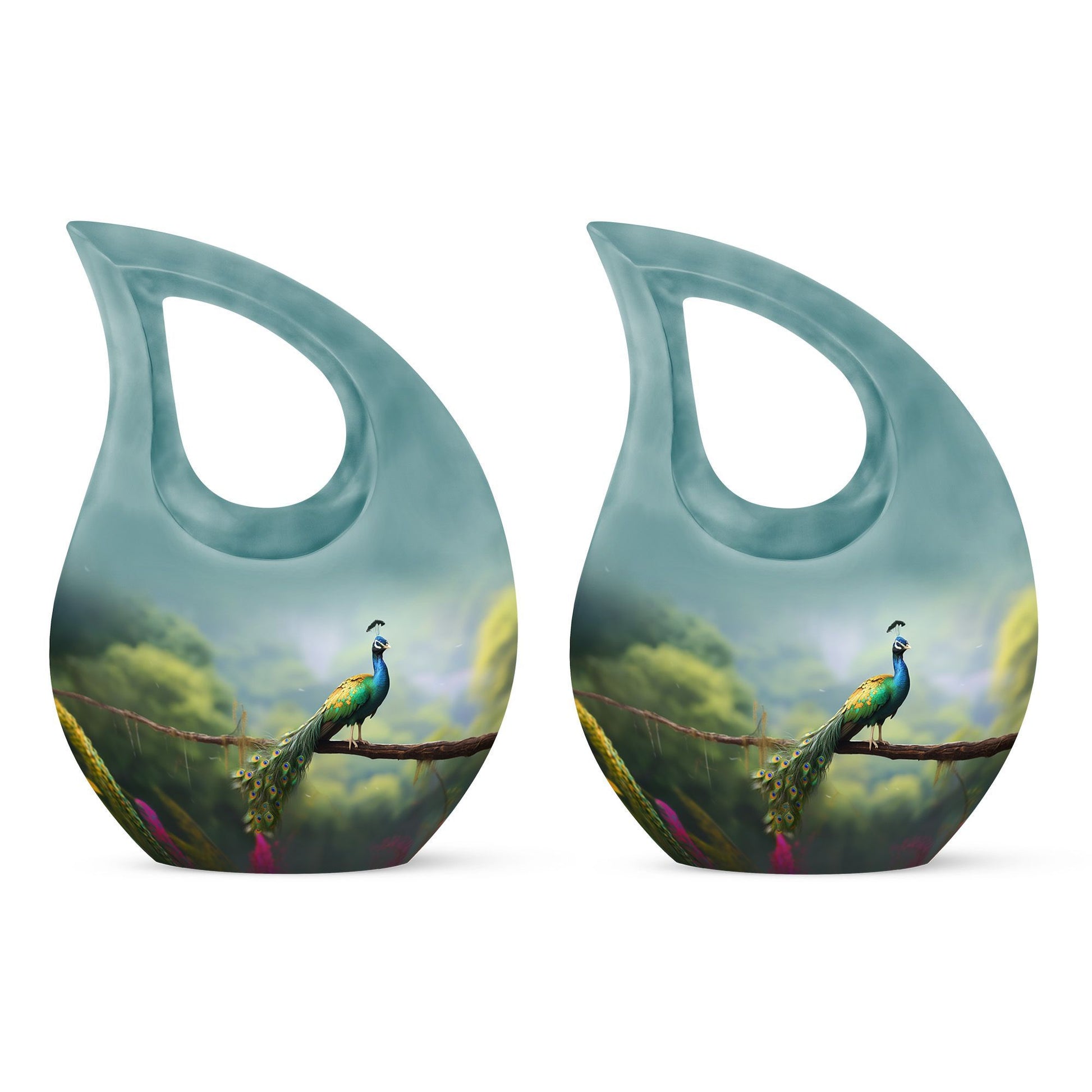 Peacock Urns For Ashes - Cremation Urn Men Urn