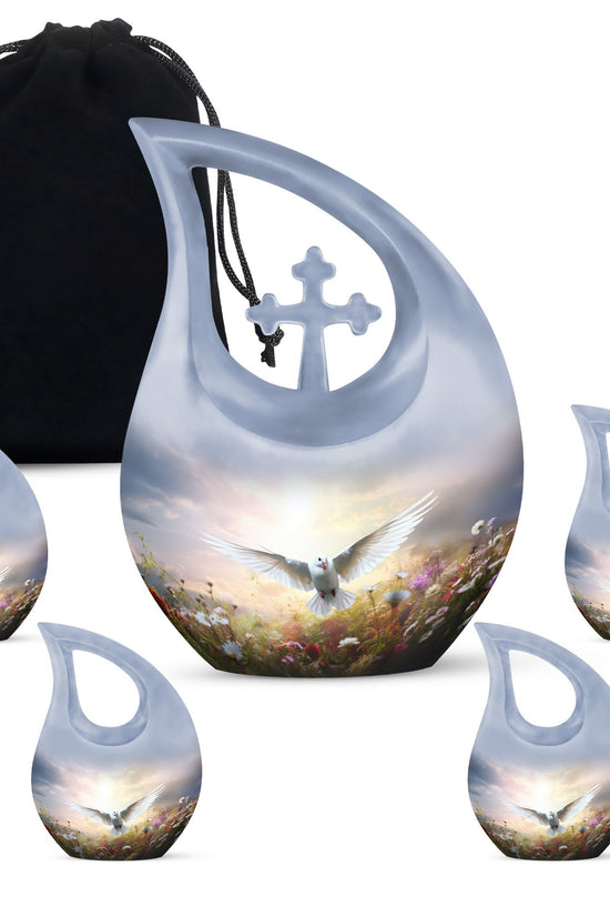 Dove Bird Urns For Ashes - Tiny Urns For Women & Men Urn