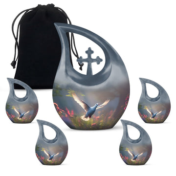 Large Urn With 4 Keepsake
