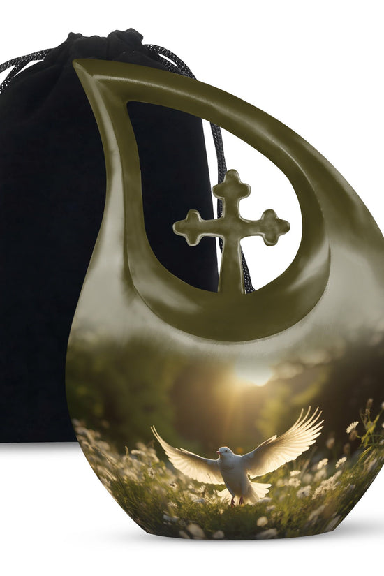 Dove Bird Urns For Ashes - Small Urns Women Urn