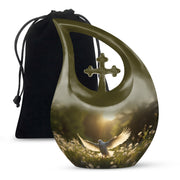 Dove Funeral Urn - Divine Funeral Cremation Urn For Male & Female