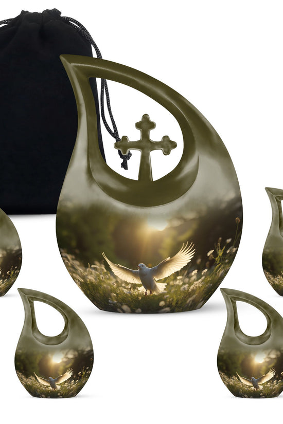 Dove Bird Urns For Ashes - Small Urns Women Urn