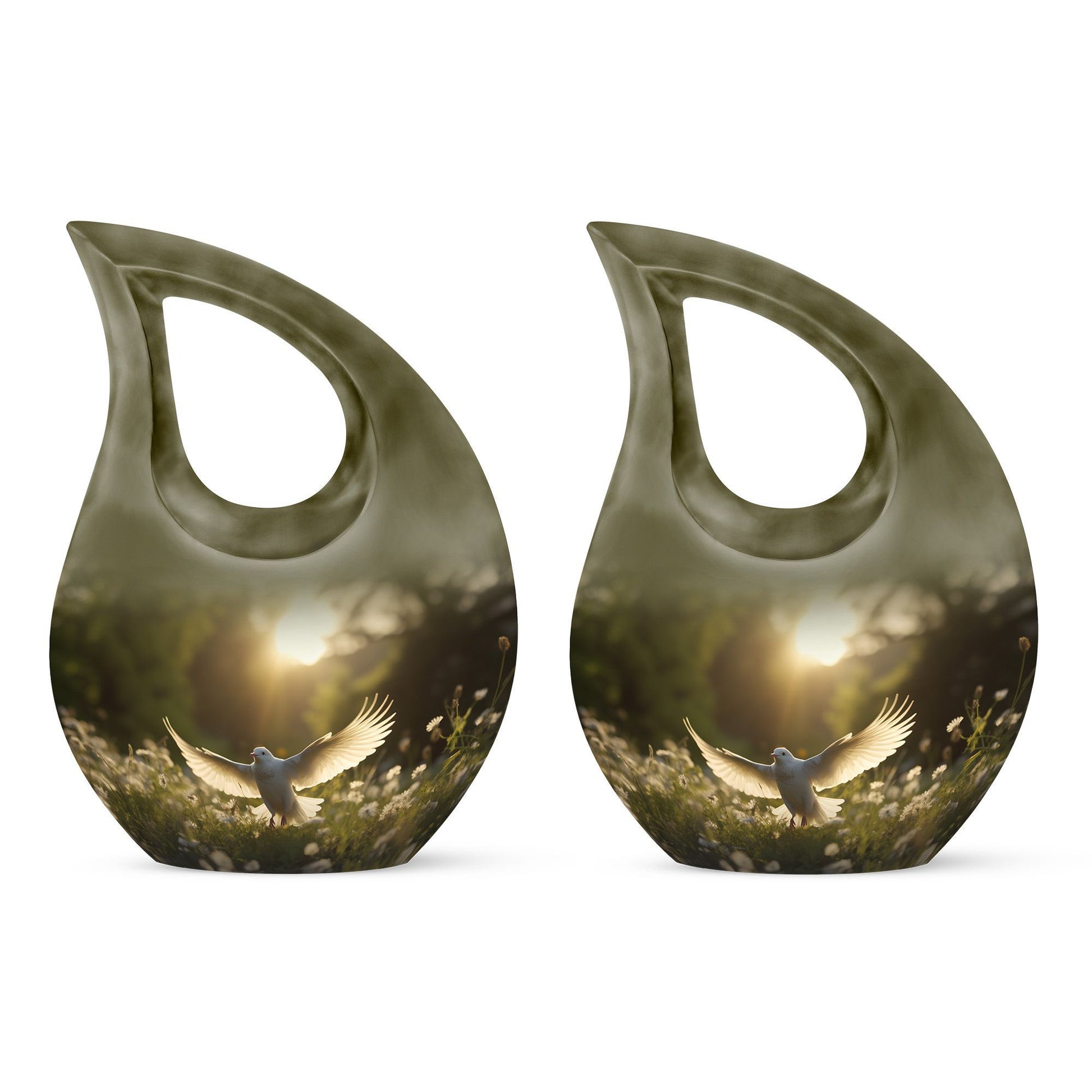 Dove Bird Urns For Ashes - Small Urns Women Urn