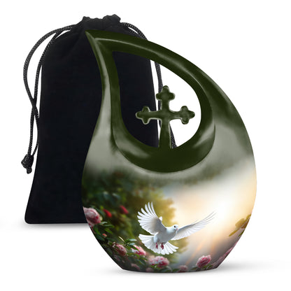 Dove Bird Memorial Urn For Ashes Beautiful Cremation Urn For Burial