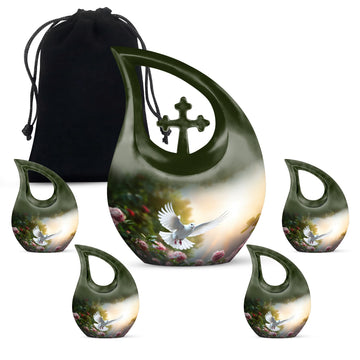 Large Urn With 4 Keepsake
