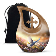 Spiritual Dove Memorial Urn - Beautiful Nature Funeral Urn For Ashes