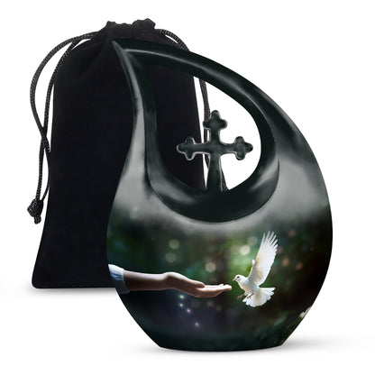 Dove Cremation Funeral Urn - Large Funeral Urn For Loved Ones