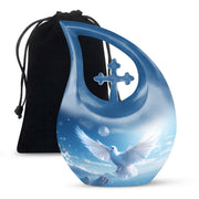 Dove Funeral Urn - Heaven Theme Memorial Urn For Female