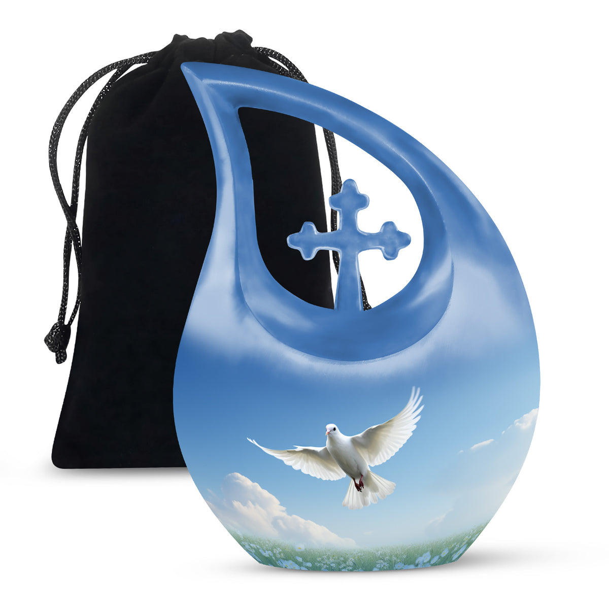 Dove Bird Memorial Urn For Ashes - Cremation Urn For Loved Ones