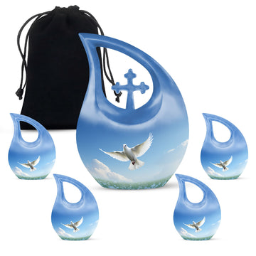 Large Urn With 4 Keepsake