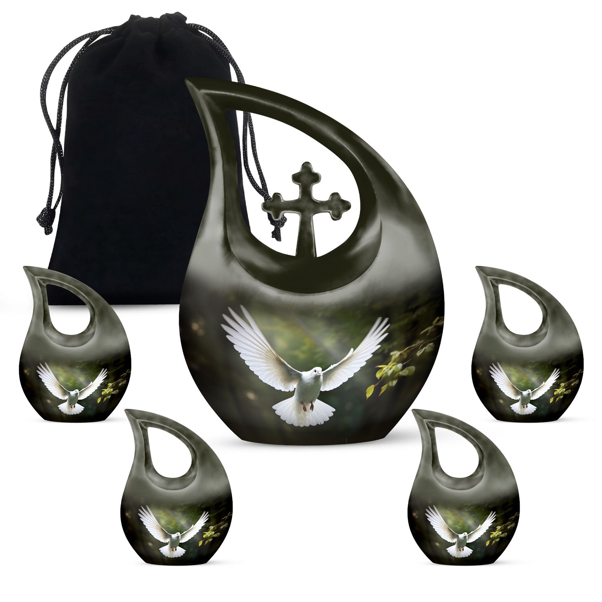Dove Bird Urns For Ashes - Urn For Ashes Adult Male Small Urn