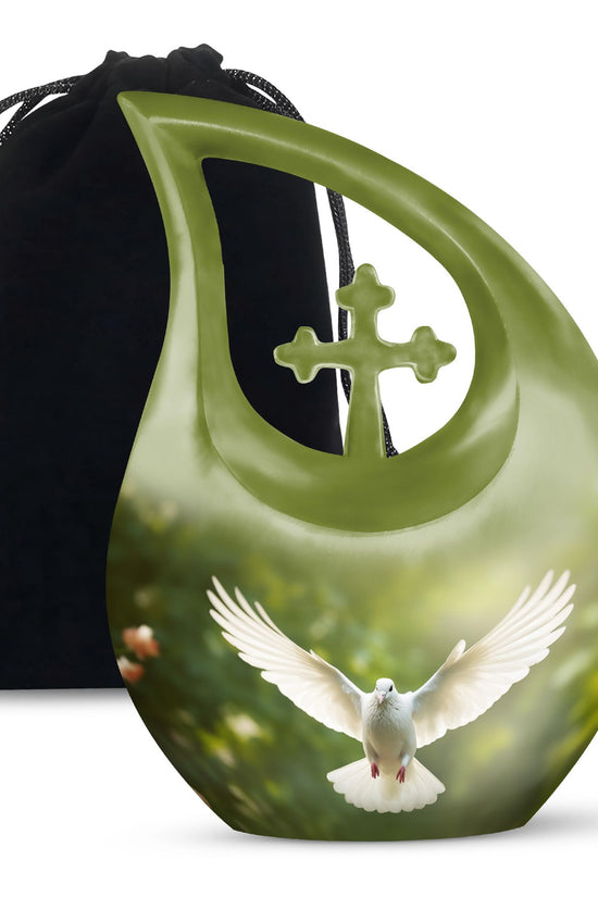 Dove Bird Urns For Ashes - Urn For Adult Male Urn