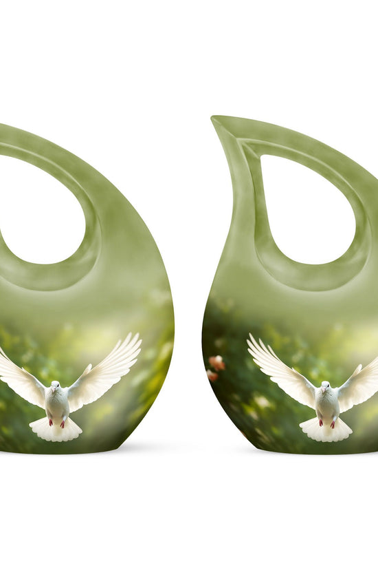 Dove Bird Urns For Ashes - Urn For Adult Male Urn