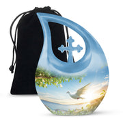 Beautiful Dove Memorial Urn - Large Memorial Urn For Female