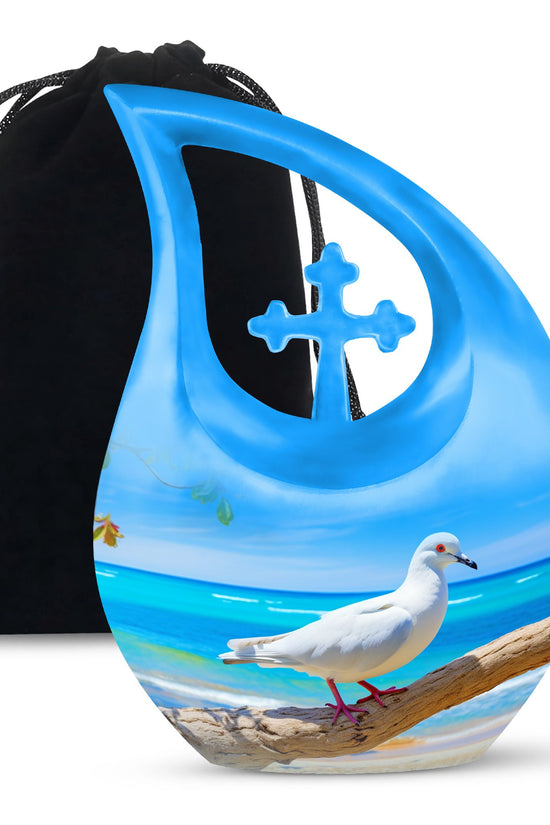 Dove Bird Urns For Ashes - Urn For Ashes Adult Male Small Keepsake Urn