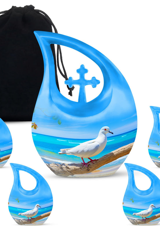 Dove Bird Urns For Ashes - Urn For Ashes Adult Male Small Keepsake Urn