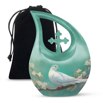 Dove Funeral Urn - Large Funeral Urn For Loved Ones