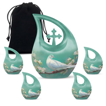 Large Urn With 4 Keepsake