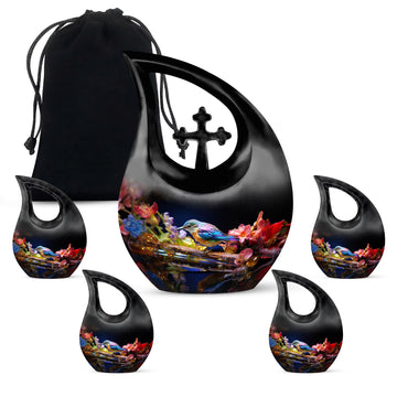 Large Urn With 4 Keepsake
