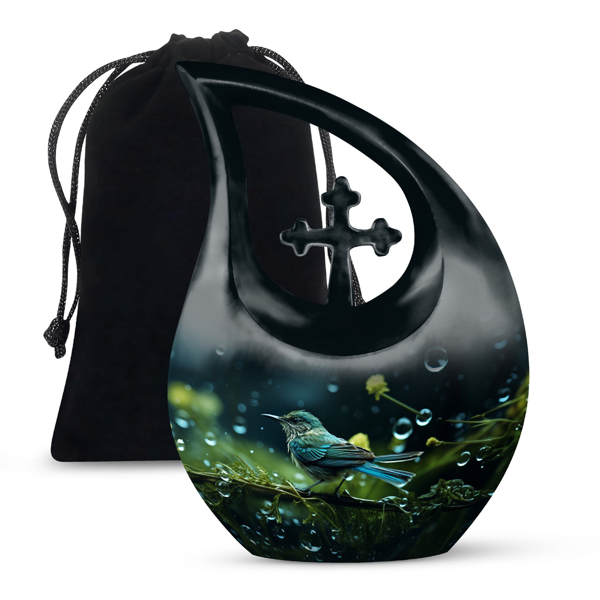 Sparrow Memorial Urn For Ashes - Large Cremation Urn For Ashes
