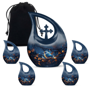 Large Urn With 4 Keepsake