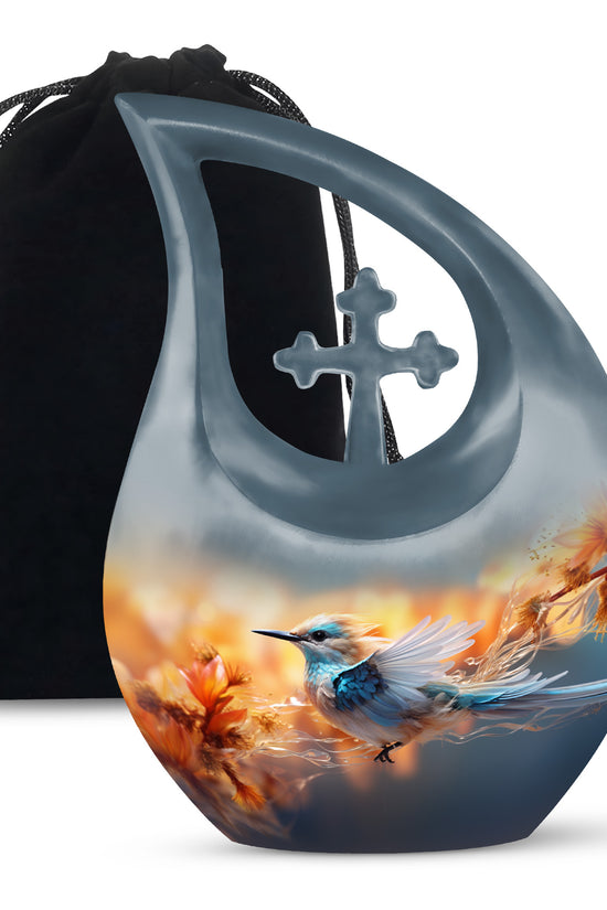 Sparrow Memorial Urn - Large Cremation Urn For Burial