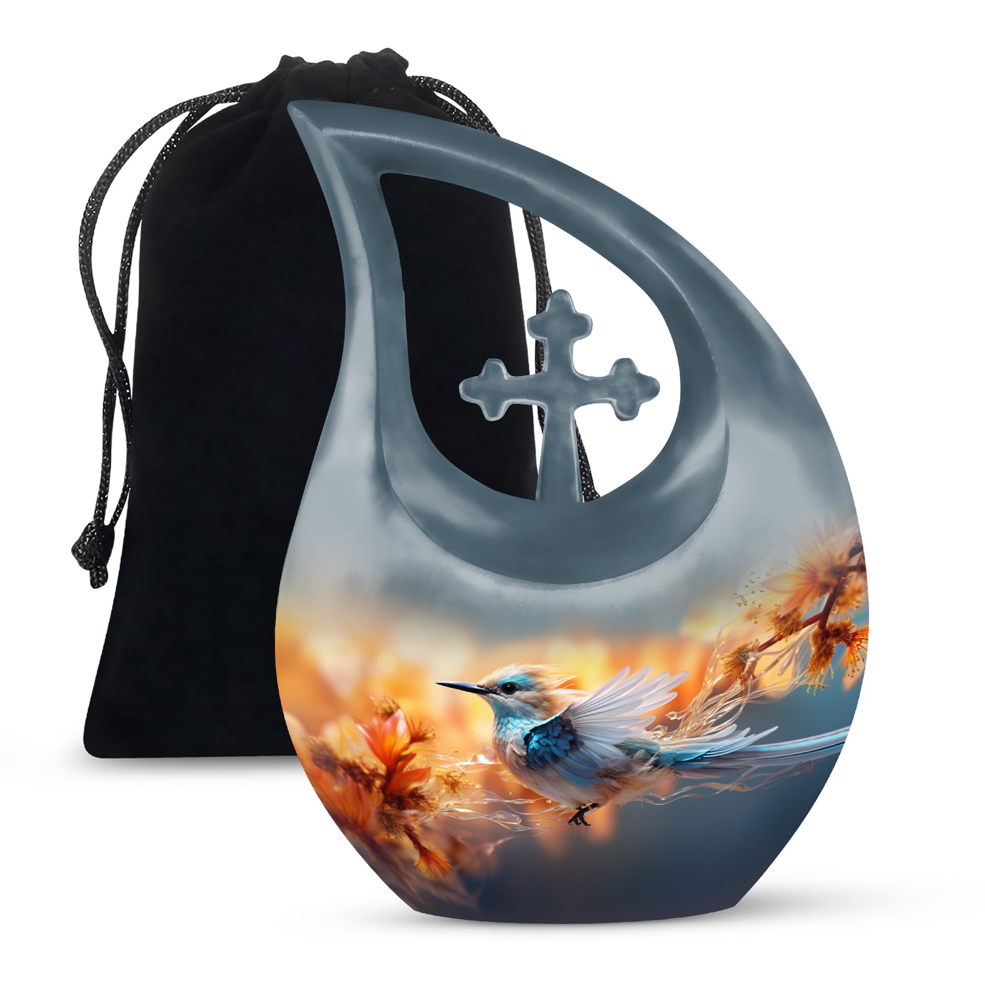 Sparrow Memorial Urn - Large Cremation Urn For Burial