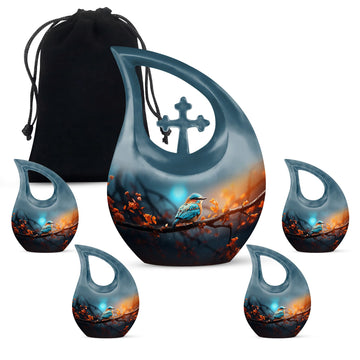 Large Urn With 4 Keepsake