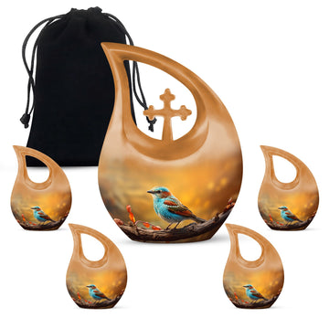 Large Urn With 4 Keepsake