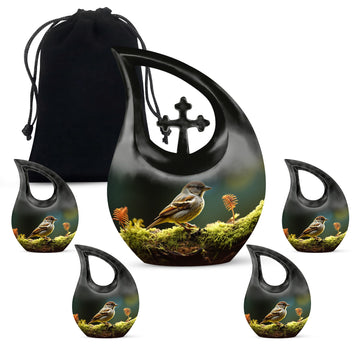 Large Urn With 4 Keepsake
