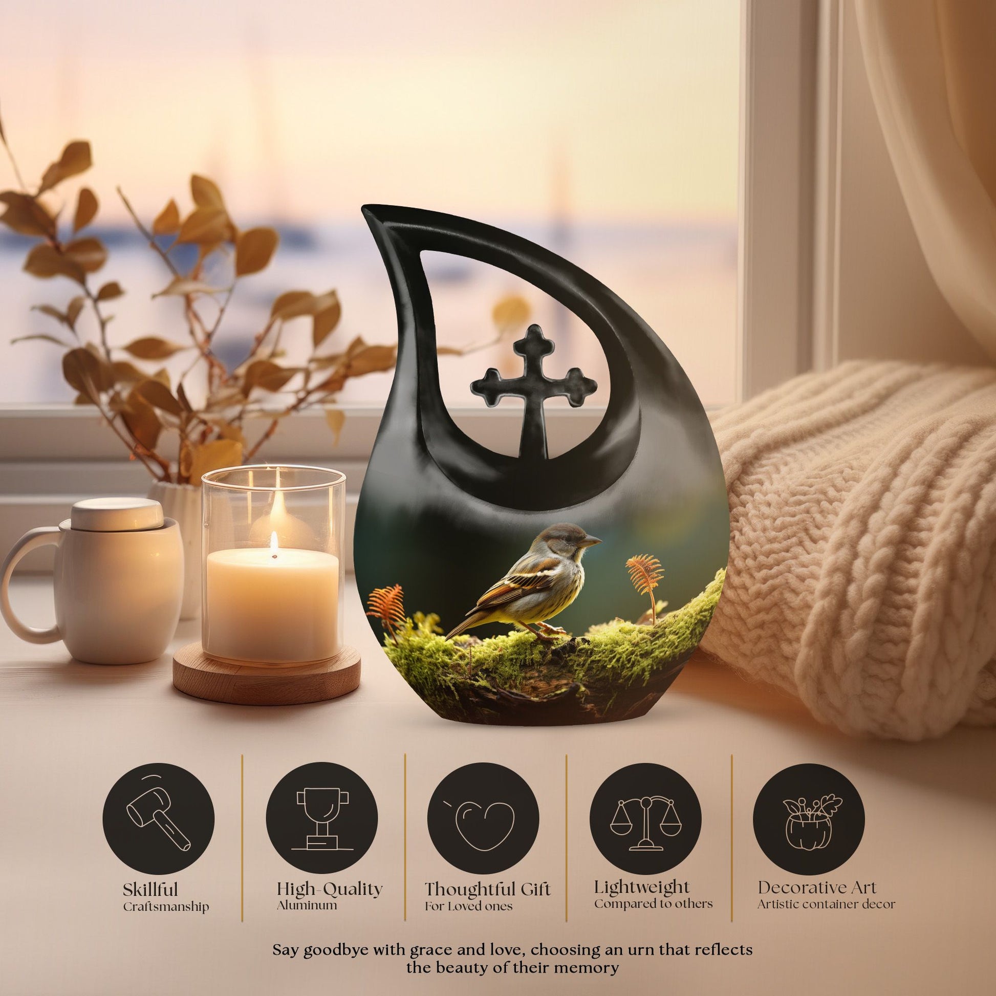 Sparrow Urns For Ashes - Urn For Ashes Adult Male Dad