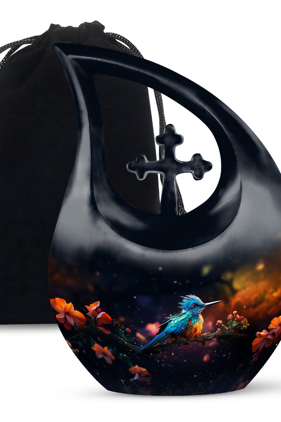 Sparrow Cremation Urn - Bird Theme Funeral Urn For Ashes