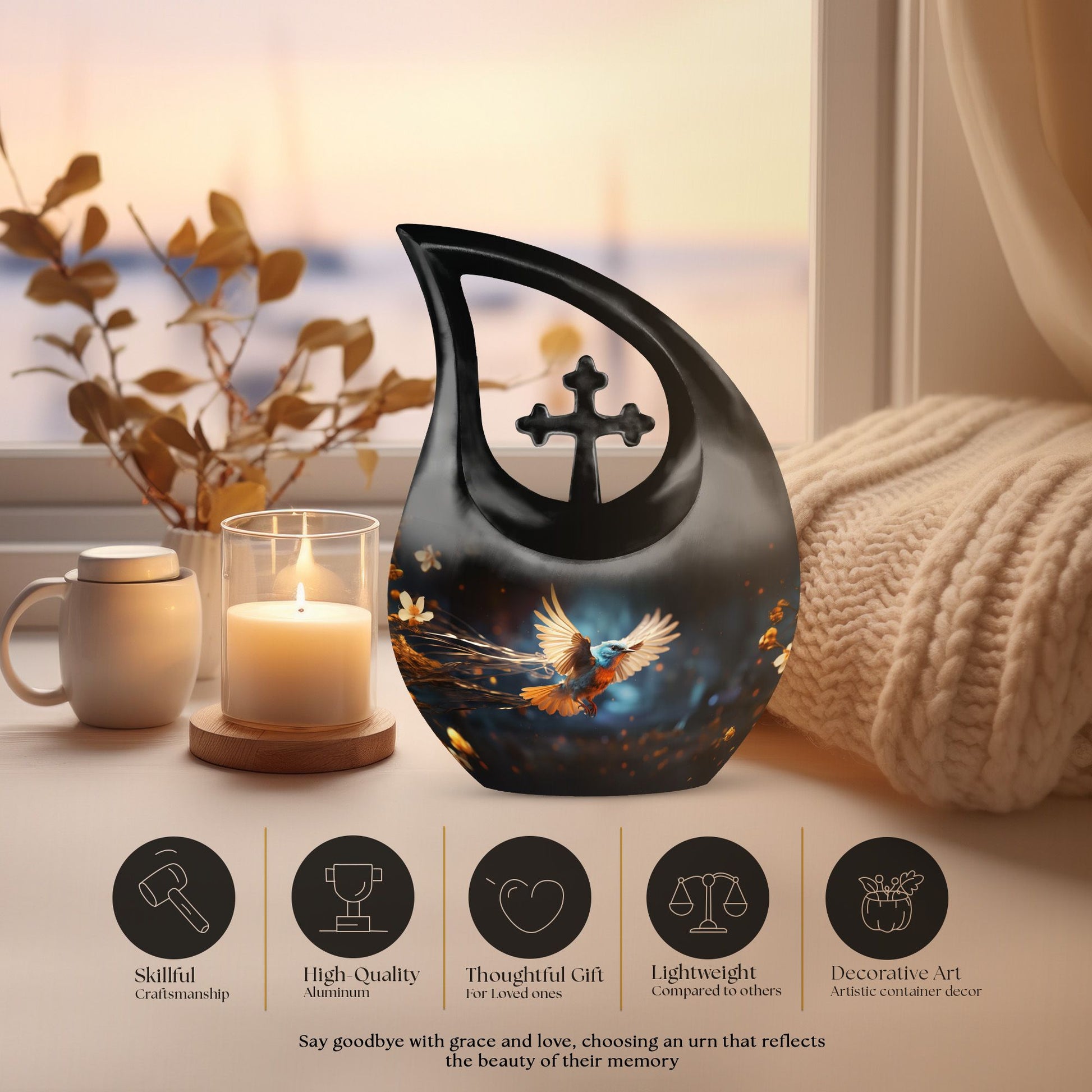Sparrow Urns For Ashes - Human Urns For Ashes Adult Male Urn
