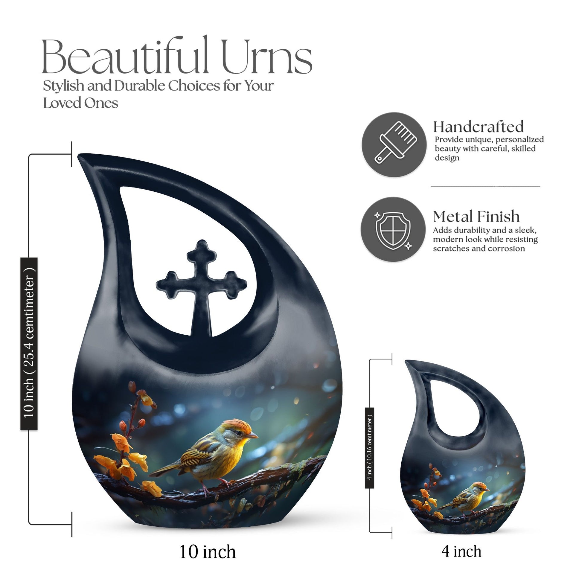 Sparrow Urns For Ashes - Urn For Adult Female Ashes