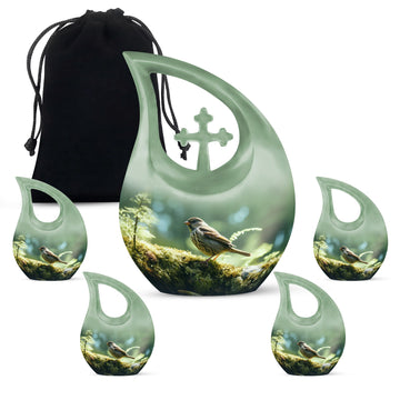 Large Urn With 4 Keepsake