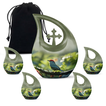 Large Urn With 4 Keepsake